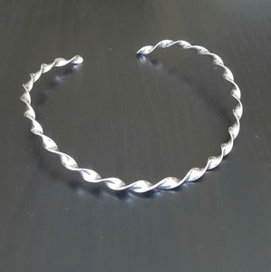 Sterling Silver Collar Necklace